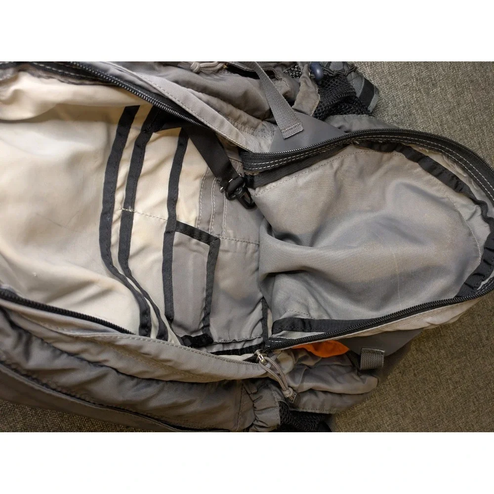 The North Face Borealis Backpack TNF Orange Gray Adult Hiking Outdoor Book Bag
